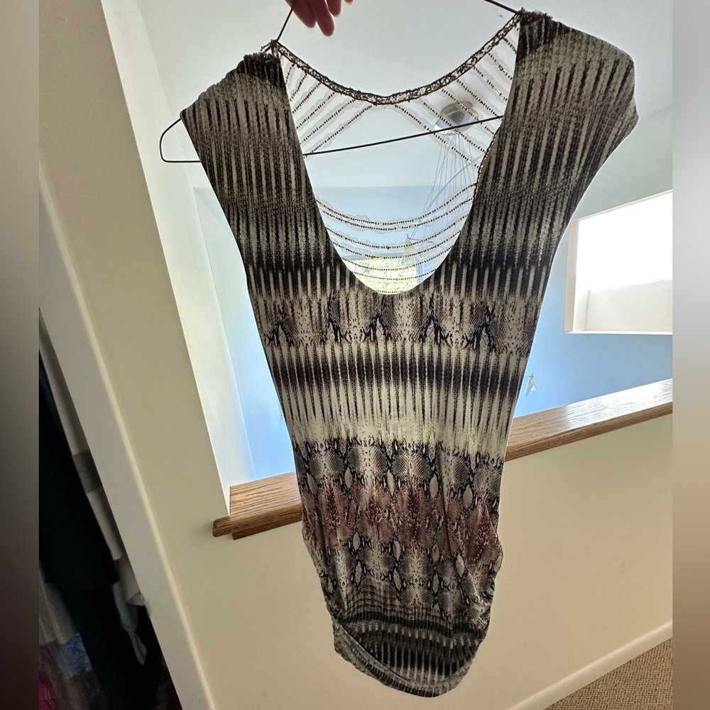 Open back beaded dress - Sky Brand